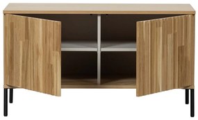 Маса за телевизор от декор от дъб в естествен цвят 100x56x44 cm Gravure – WOOOD