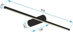 Аплик LED 40CM APP1341-W Black