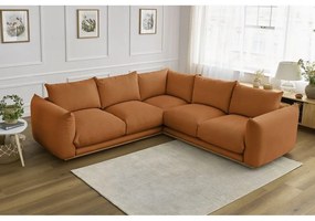 Оранжев ъглов диван Ernest – Bobochic Paris