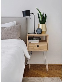 Светлосиво тапицирано двойно легло с решетка 160x200 cm Sary - Bobochic Paris