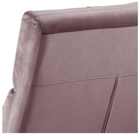 Розово кадифено кресло Alba – Actona