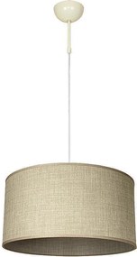 Пендел САМИ МАКИАТО - цилиндър ø400, h=200, крем, 1xE27