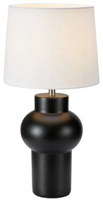 Бяло-черна настолна лампа Shape - Markslöjd