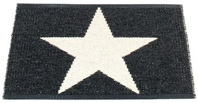 Черно-бял килим за открито и закрито 70x50 cm Viggo Black – Pappelina