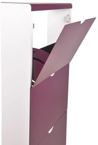 Лилава метална стойка за обувки 51x138x16 cm – Household Pleasure