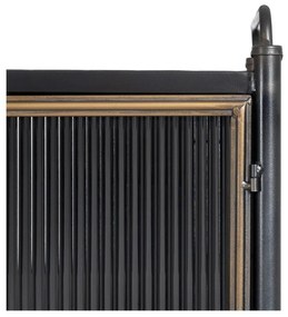 Черна метална витрина 58x150 cm Brick – Ixia