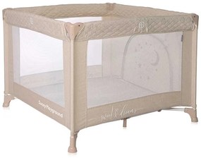 LORELLI Classic Кошара за игра SUNNY PLAYGROUND FOG BEIGE STAR
