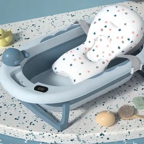 Сгъваема бебешка вана VAIANA PREMIUM с възглавница - повече цветове Бежово