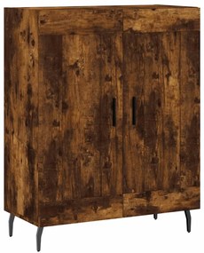 830217 vidaXL Сайдборд, опушен дъб, 69,5x34x90 см, инженерно дърво