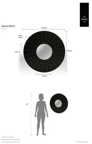 Огледало за стена ø 82 cm Sloane - Premier Housewares