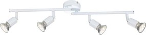 GLOBO 57381-4L - LED Точково осветително тяло OLANA 4xGU10/3W/230V