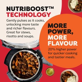 Мултикукър Instant Pot Pro Max 60 WiFi, 1200W, 5.7 л, 10 програми, Nutriboost, WiFi управление, LCD дисплей, Неръждаема стомана, Черен