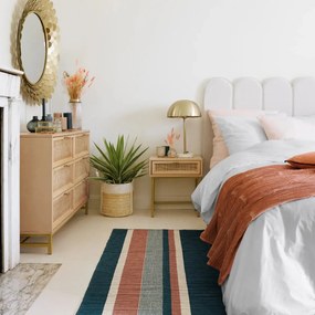 Спално бельо atmosphera Landiha, 260x240 cm, Памук перкал - Бял