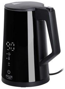 Електрическа кана Adler AD 1345, Дигитална, 40-100 C, 2200W, 1.7L, STRIX, Черен