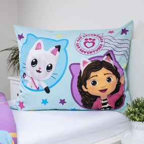 Единично памучно детско спално бельо 140x200 cm Gabby's Dollhouse "Balloon" – Jerry Fabrics