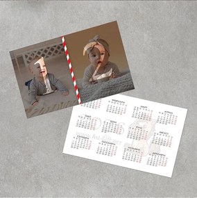 Джобни календарчета с Две снимки