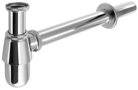 Bruckner - Сифон за басейн нисък DN32 лъскав хром