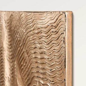 Ръчно рисувана картина 88x118 cm Metallic Brown – Malerifabrikken