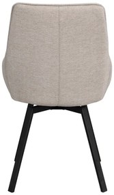 Бежов въртящ се стол Alison - Rowico