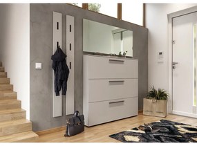 Сив и бежов шкаф за обувки с панти Utah - Germania