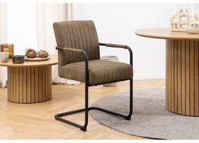 Кафяви трапезни столове в комплект от 2 броя Adele - Actona