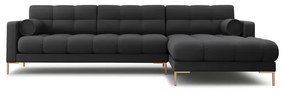 Тъмносив ъглов диван (десен ъгъл) Bali – Cosmopolitan Design