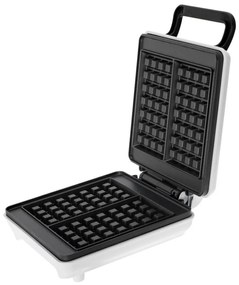 Гофретник Mesko MS 3091, 1800W, Незалепващо покритие, 2 плочи, Неплъзгащи се крачета, Бял