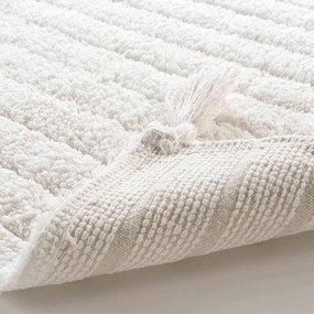 Бял килим за баня 50x80 cm Minatis – douceur d'intérieur