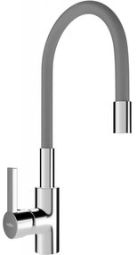 Mexen Flex кухненски смесител, хром/сива - 670900-06