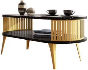 Холна маса Fikoli GD II-Черен мрамор