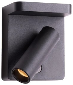 MAXLIGHT W0374 - LED Стенен спот LOFER LED/7W/230V черен