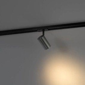 Модерен прожектор Gunmetal за 1-фазова релсова система - Iconic Jeana