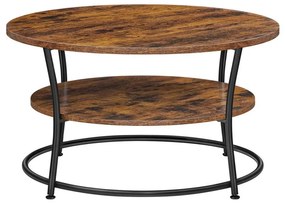 Конферентна маса ELDUR кафява/черна