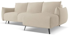 Бежов ъглов диван (десен ъгъл) Malie – Makamii