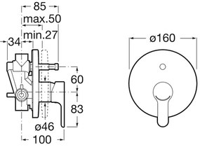 Кран баня Roca L20 II
