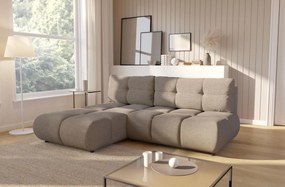 Ъглов Диван Лимо - Кафяв - Ляв