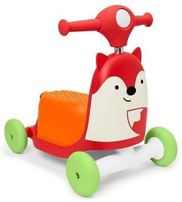 Skip Hop - Колело за бутане 3в1 ZOO лисица 3xAAA