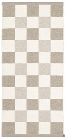 Бежова и кремава пътека за открито и закрито 70x160 cm Pix Dark Linen – Pappelina