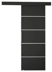 Плъзгащи врати DOLANO III + Безшумно затваряне, 96,5x205, черен