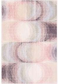 Светлорозов вълнен килим 133x190 cm Kaola - Agnella