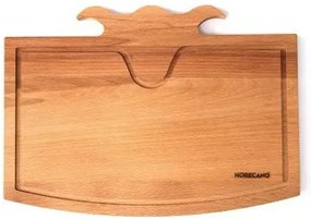 Horecano - Дървена дъска за сервиране с рогца 38х27,6х1,6см