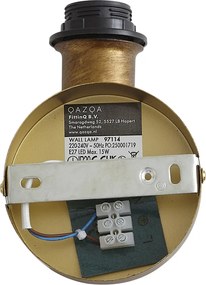 Винтидж стенна лампа златиста без абажур - Matt