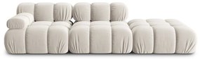 Бежов кадифен модулен диван 282 cm Bellis – Micadoni
