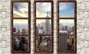 New York window wall - C0487