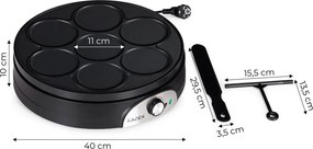 Електрически тиган за пържене на палачинки и палачинки 1500 W