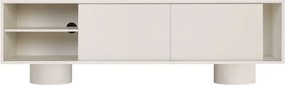 Сиво-бежова маса за телевизор 160x48x42 cm Taro – noo.ma
