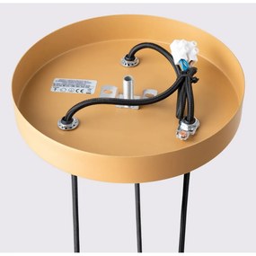 Висящо осветително тяло в златист цвят ø 19,5 cm Gleam – Sollux