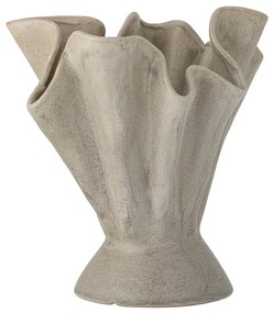 Бежова ръчно изработена ваза от камък Plier - Bloomingville