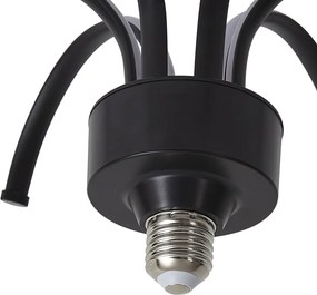E27 LED декоративна лампа черна 6W 450 lm 3000K