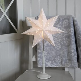 Светлорозова светлинна декорация с коледен мотив Romantic MiniStar - Star Trading